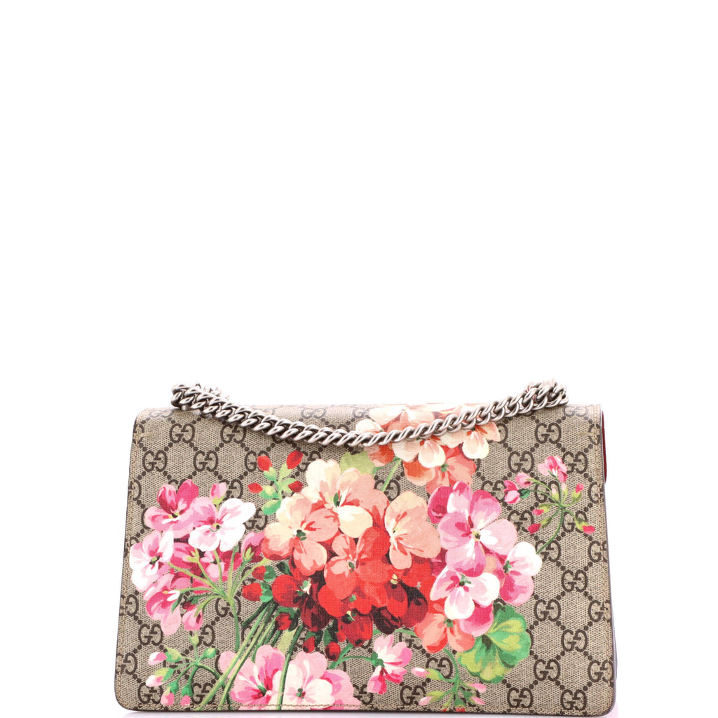 Dionysus Bag Blooms Print GG Coated Canvas Medium