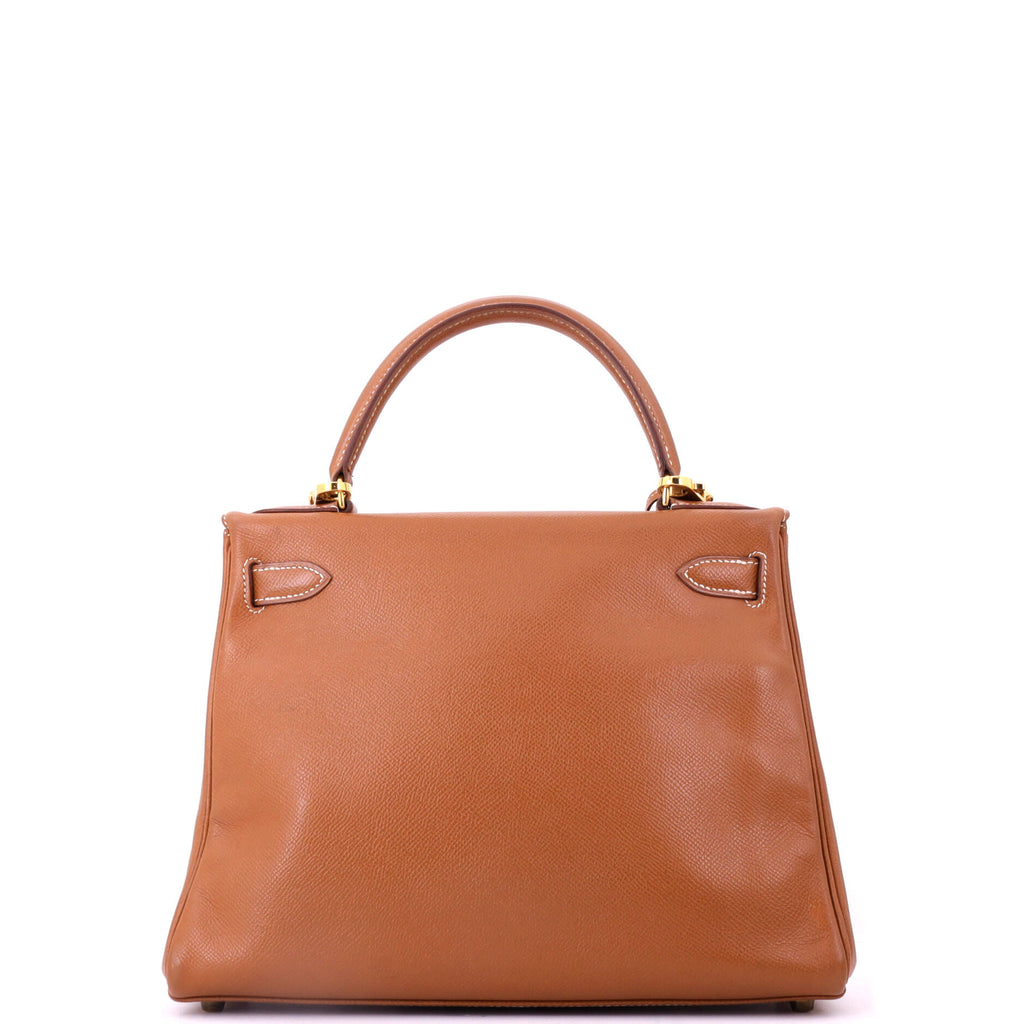 Kelly Handbag Gold Courchevel with Gold Hardware 28