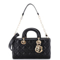 Lady D-Joy Bag Cannage Quilt Lambskin Medium