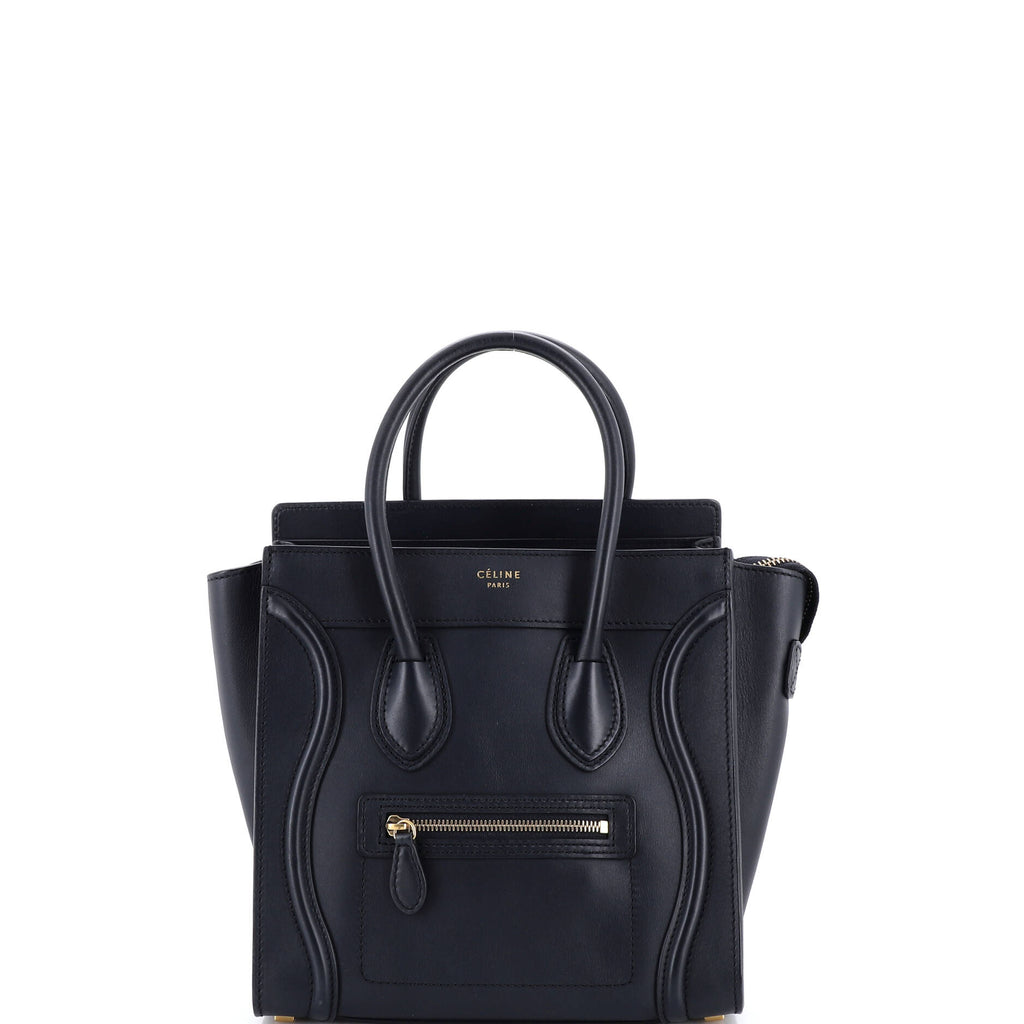 Luggage Bag Smooth Leather Micro