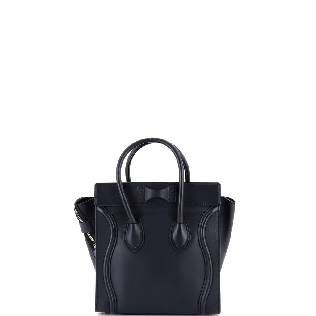 Luggage Bag Smooth Leather Micro