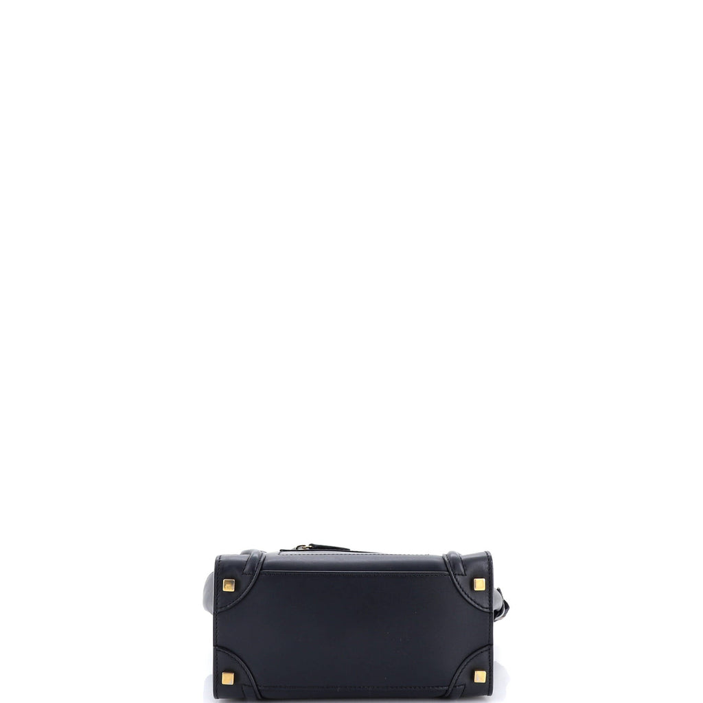 Luggage Bag Smooth Leather Micro