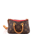 Pallas Tote Monogram Canvas with Leather Nano