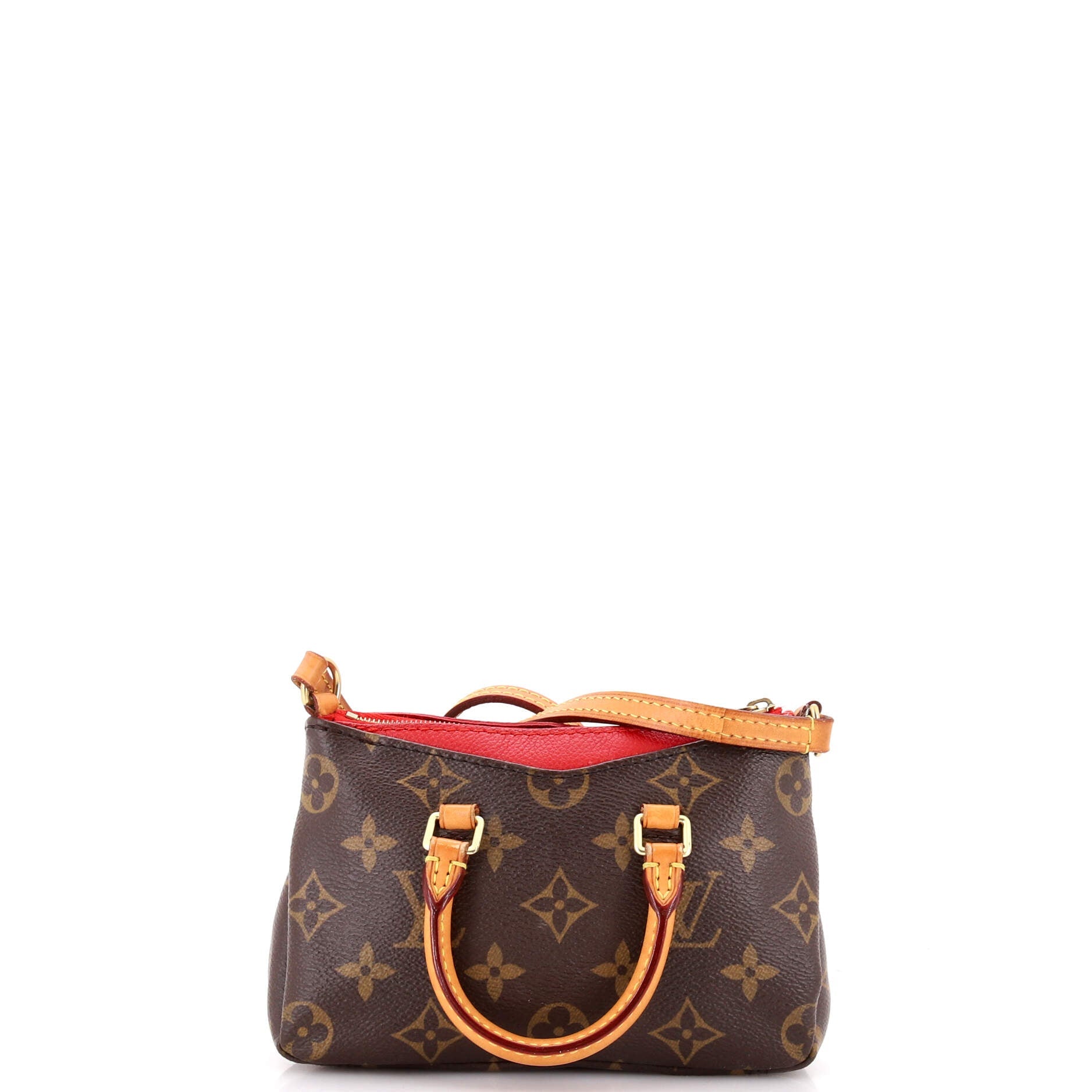 Pallas Tote Monogram Canvas with Leather Nano