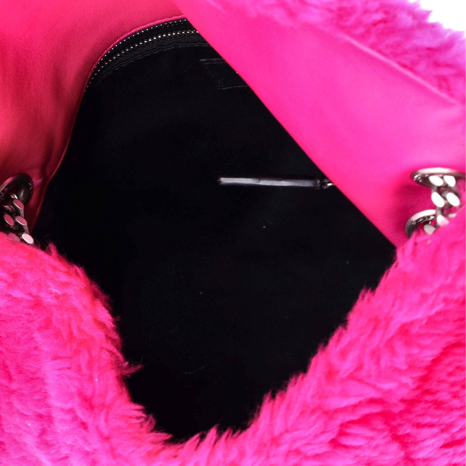 Loulou Puffer Shoulder Bag Quilted Shearling Small