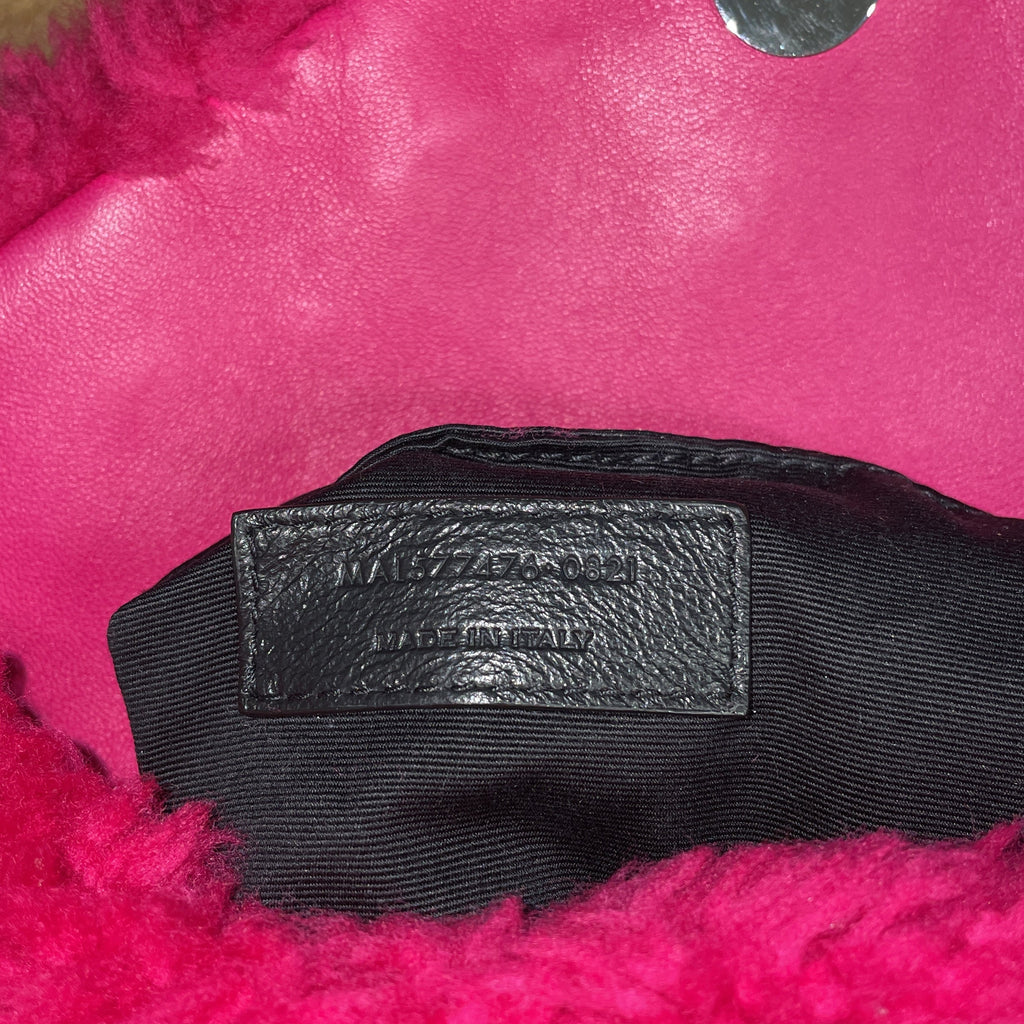 Loulou Puffer Shoulder Bag Quilted Shearling Small