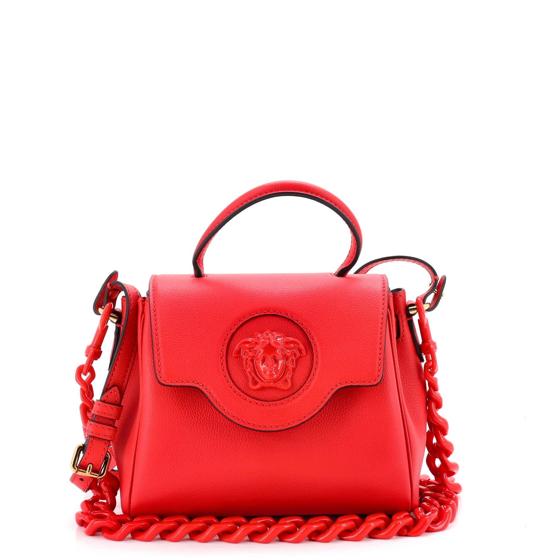 La Medusa Top Handle Bag Leather Small