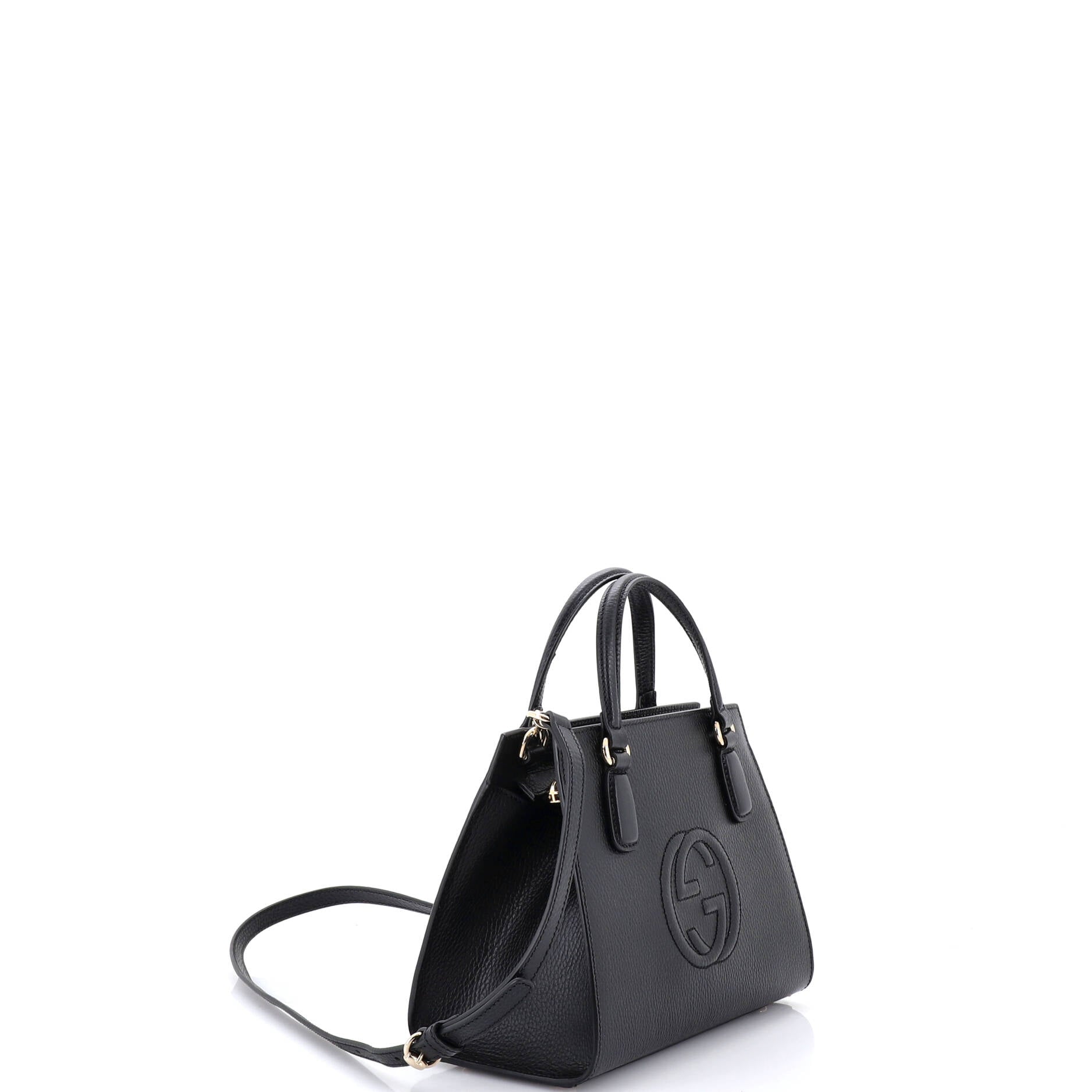 Soho Convertible Top Handle Satchel Leather Small