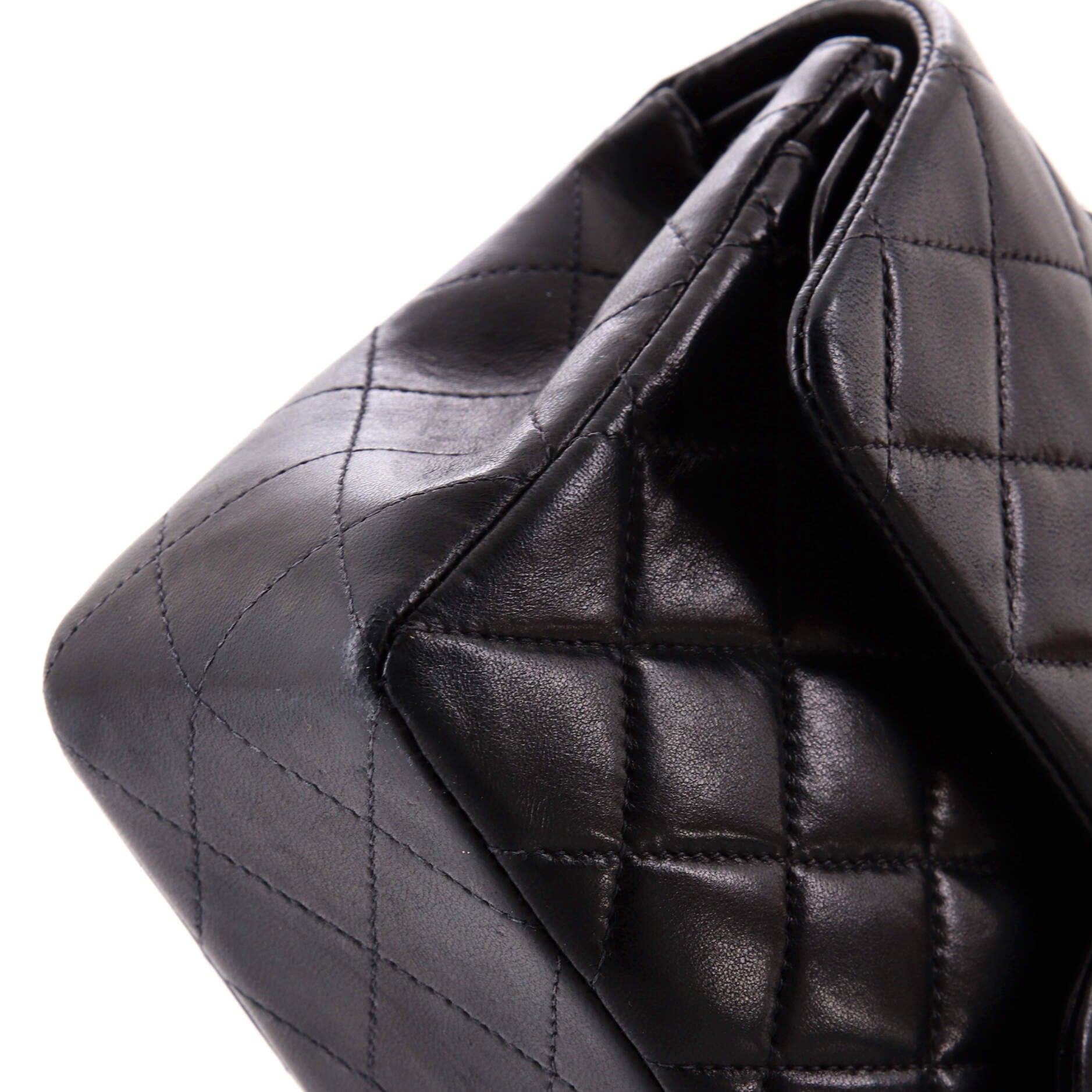 Vintage Classic Double Flap Bag Quilted Lambskin Small
