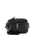 Lou Camera Bag Matelasse Chevron Leather Small