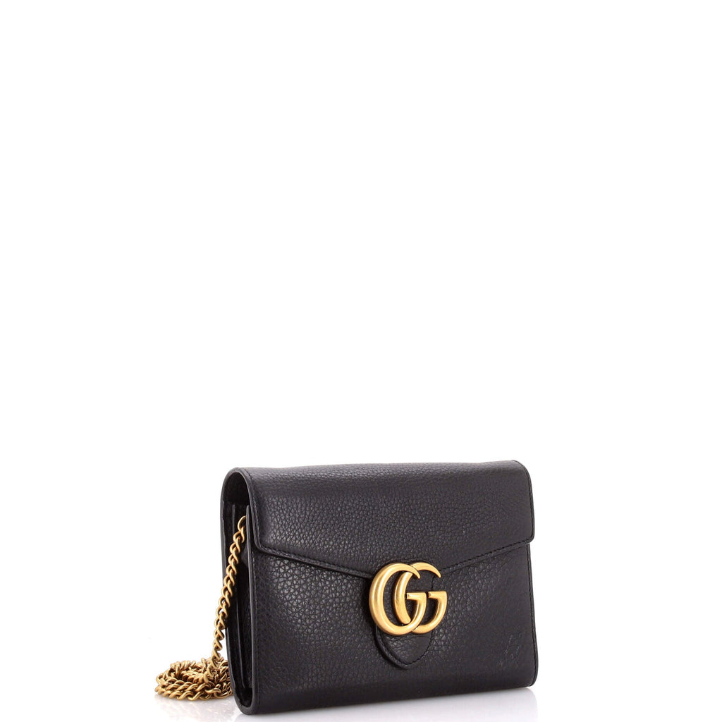 GG Marmont Chain Wallet Leather Mini