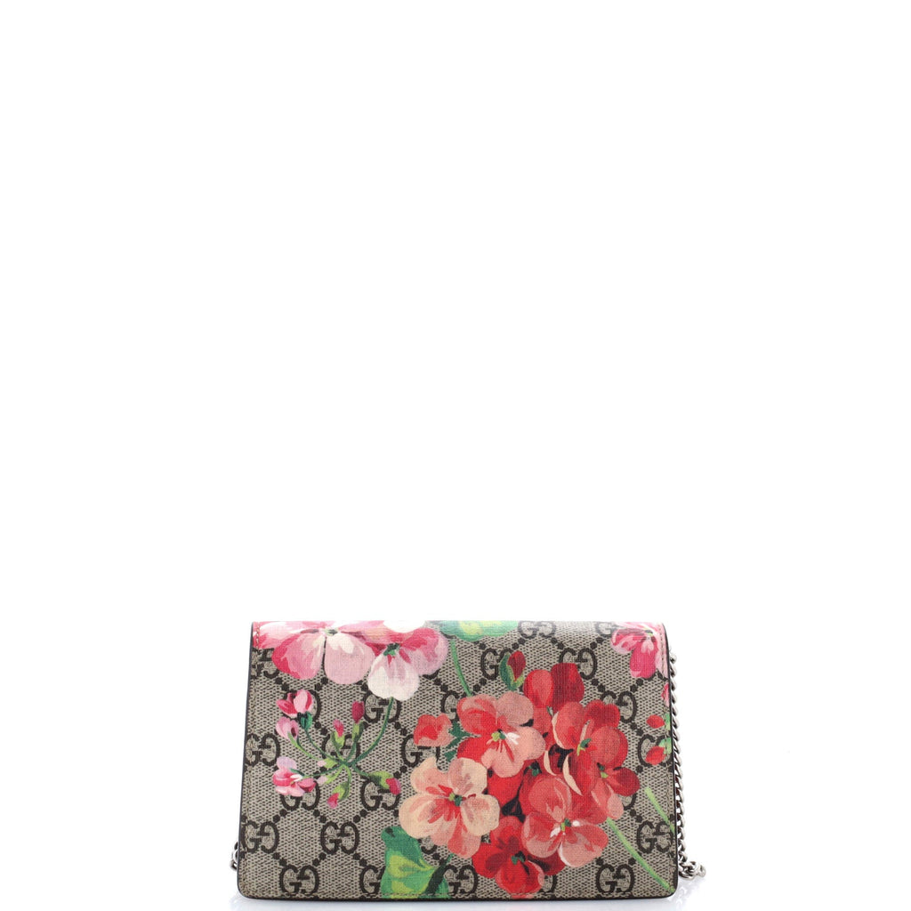 Dionysus Bag Blooms Print GG Coated Canvas Super Mini