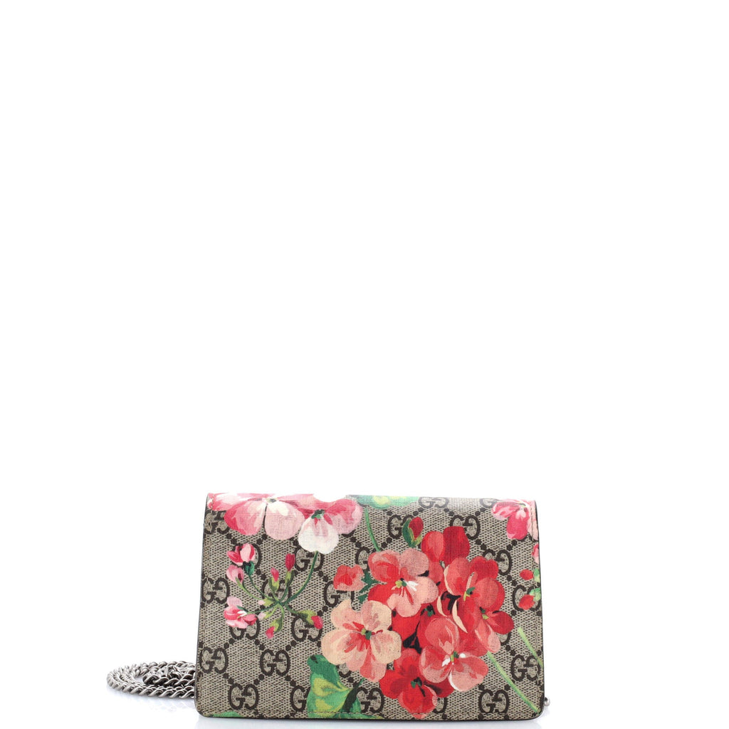Dionysus Bag Blooms Print GG Coated Canvas Super Mini