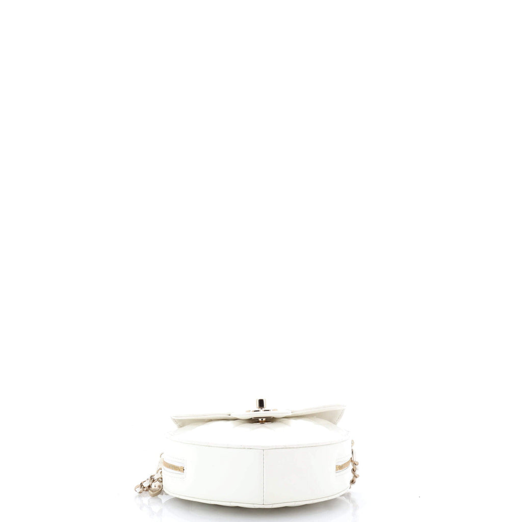 CC in Love Heart Bag Quilted Lambskin