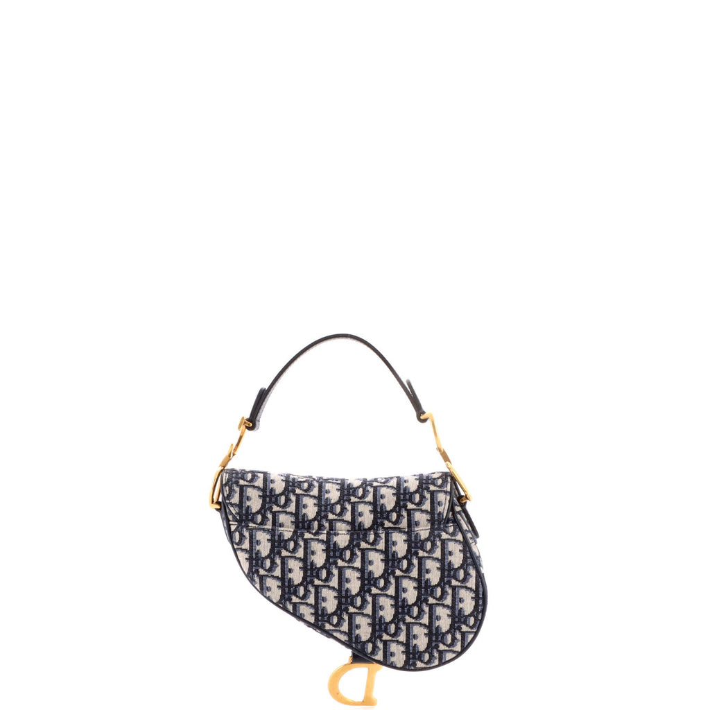 Saddle Handbag Oblique Canvas Mini