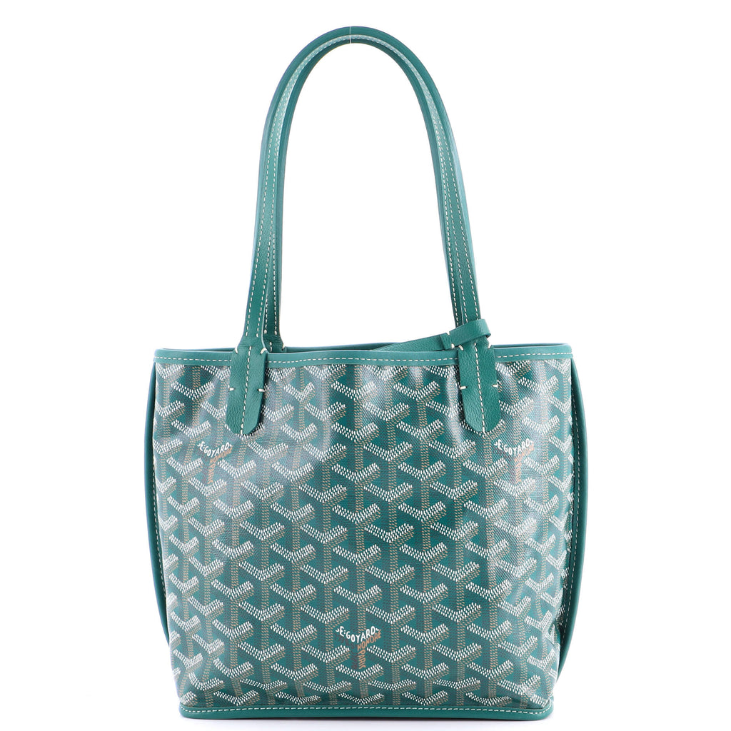 Anjou Reversible Tote Coated Canvas Mini