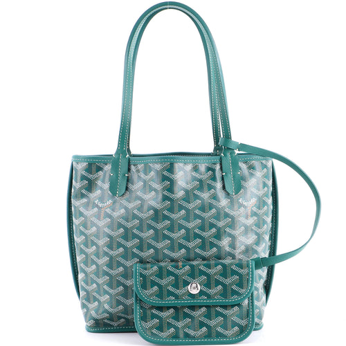 Anjou Reversible Tote Coated Canvas Mini