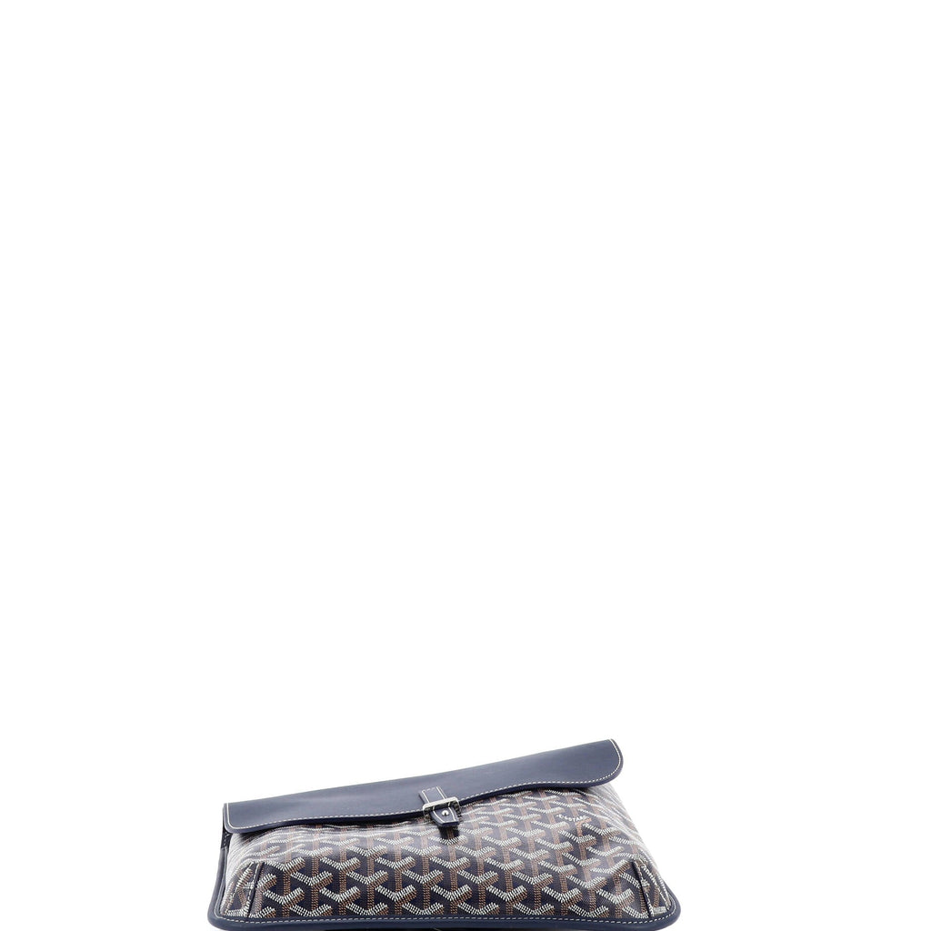 Coursier Messenger Bag Coated Canvas and Leather