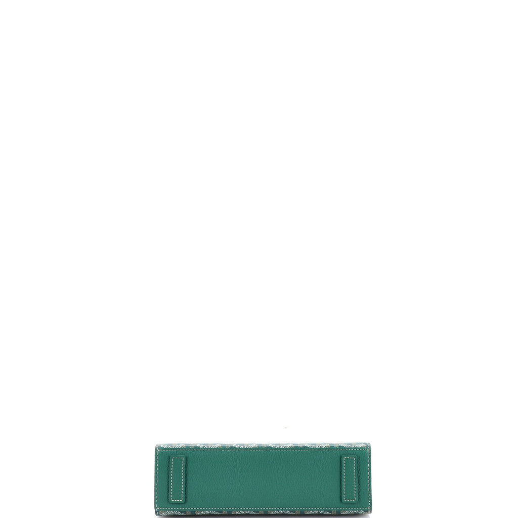 Structured Rouette Chain Shoulder Bag Coated Canvas Mini