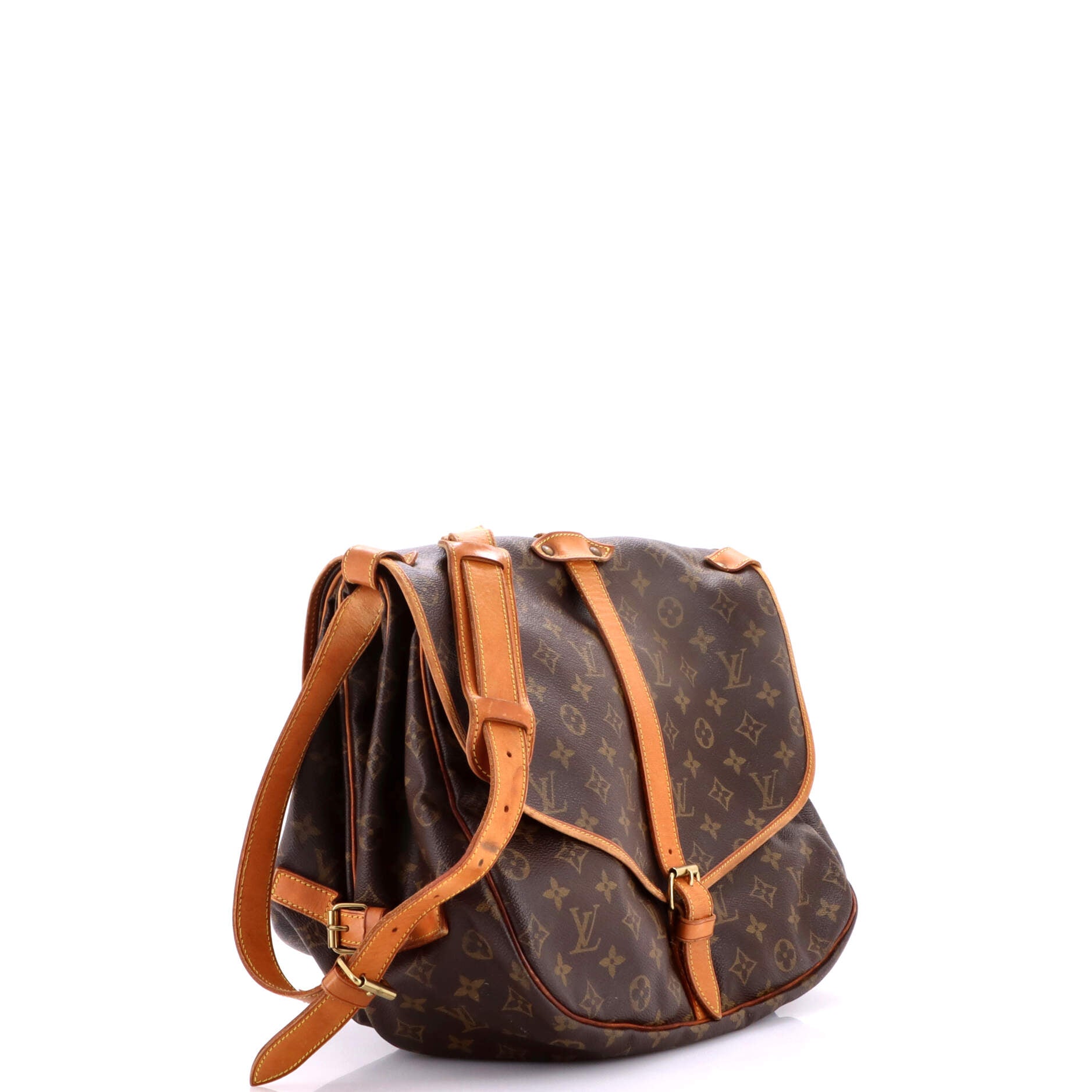 Saumur Handbag Monogram Canvas 35