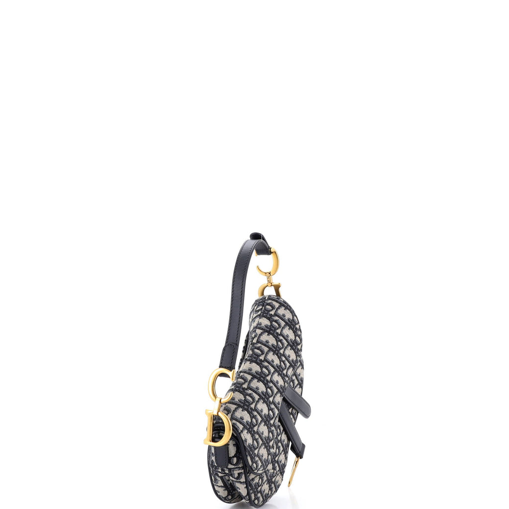 Saddle Handbag Oblique Canvas Mini