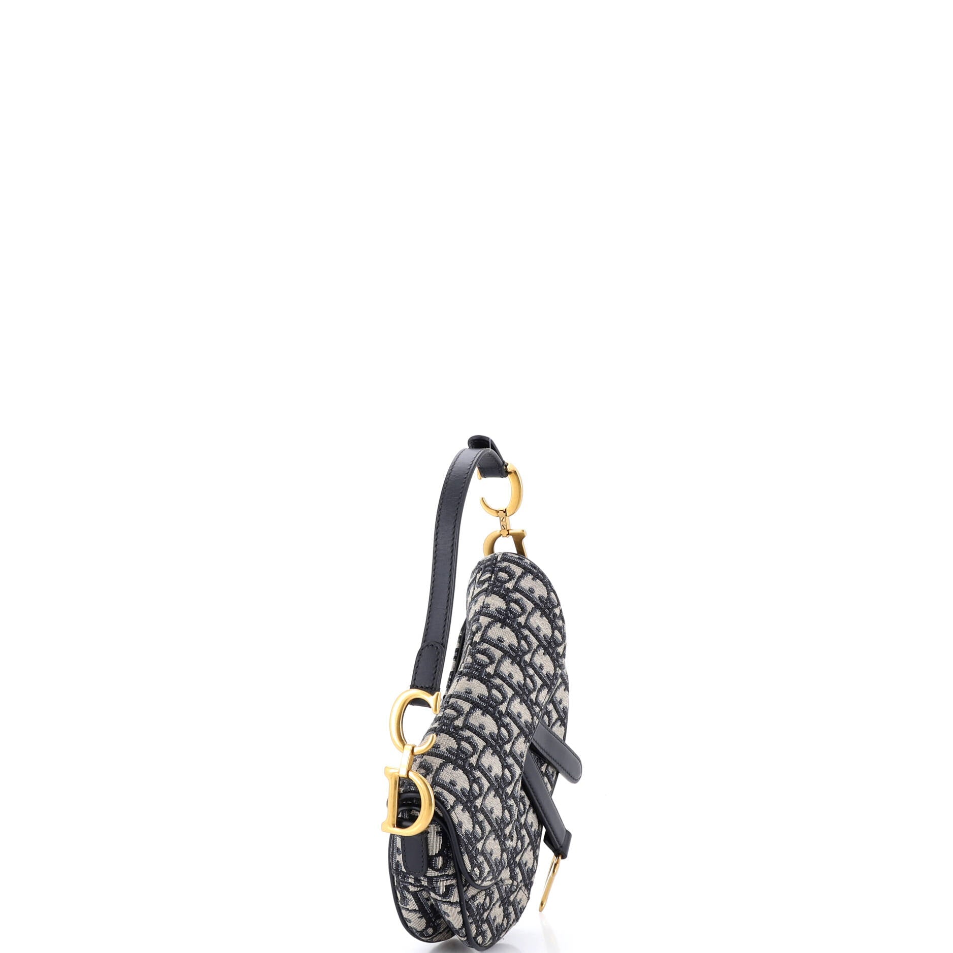 Saddle Handbag Oblique Canvas Mini
