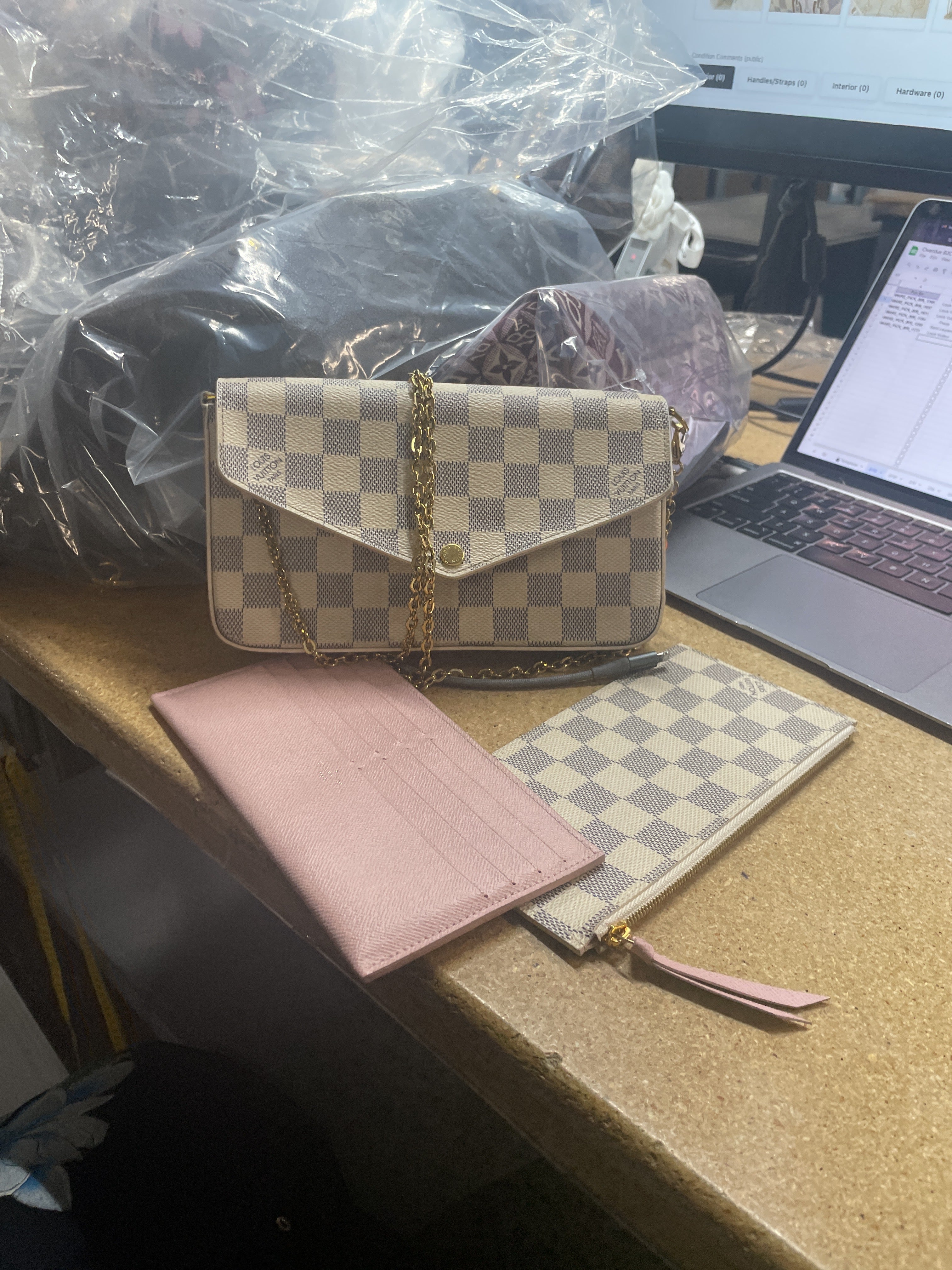 Felicie Pochette Damier