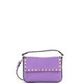 Rockstud Top Handle Crossbody Pouch Leather Mini