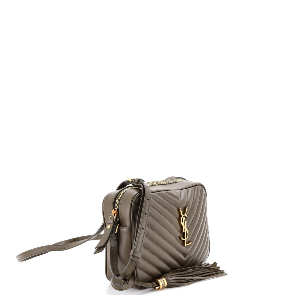 Lou Camera Bag Matelasse Chevron Leather Small
