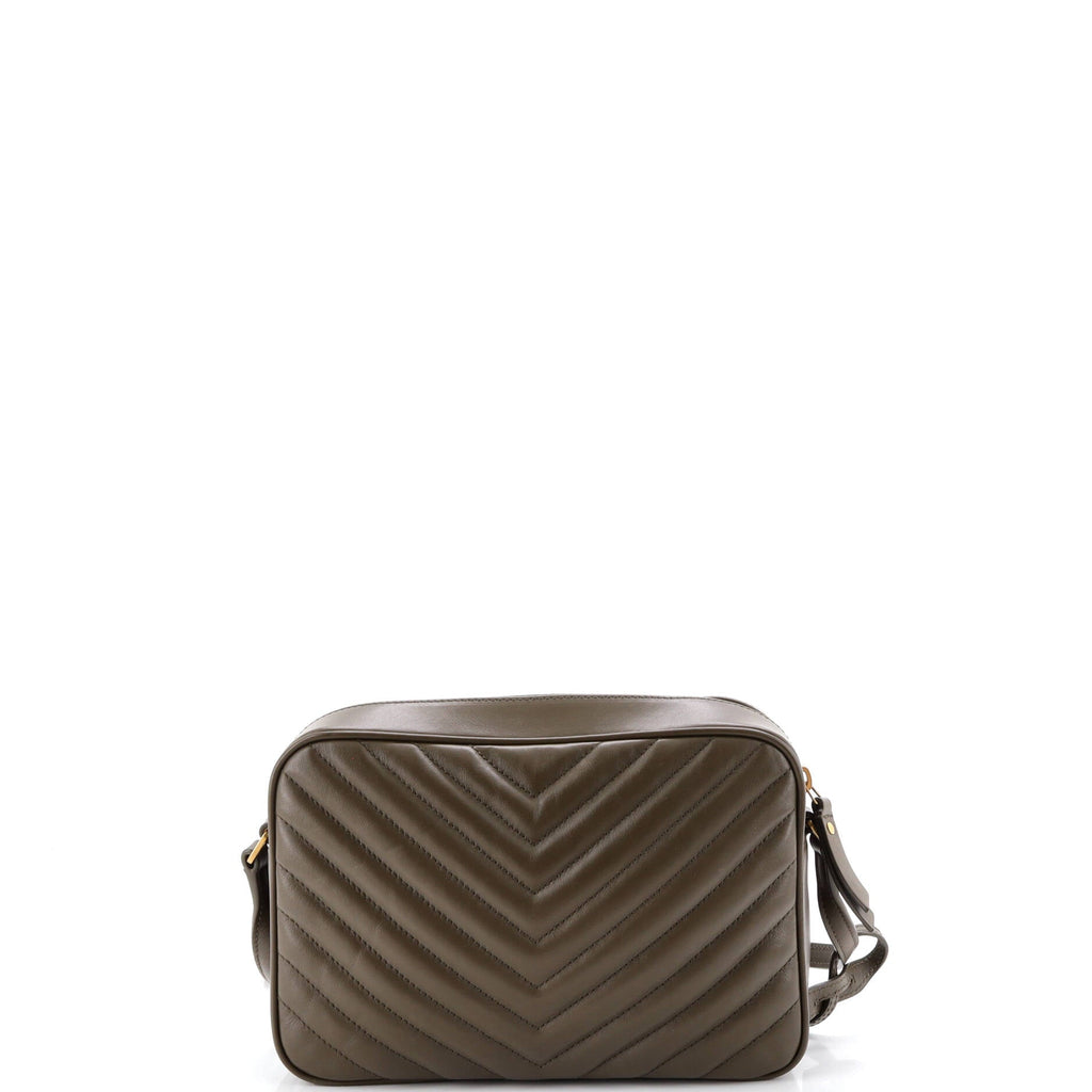 Lou Camera Bag Matelasse Chevron Leather Small