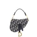 Saddle Handbag Oblique Canvas Mini