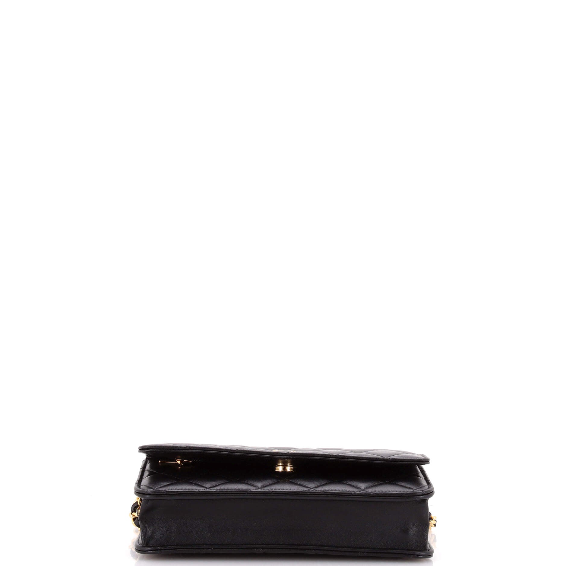 Wallet on Chain Quilted Lambskin