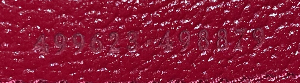 Strawberry Dionysus Bag Sequin and Leather with Crystals Small