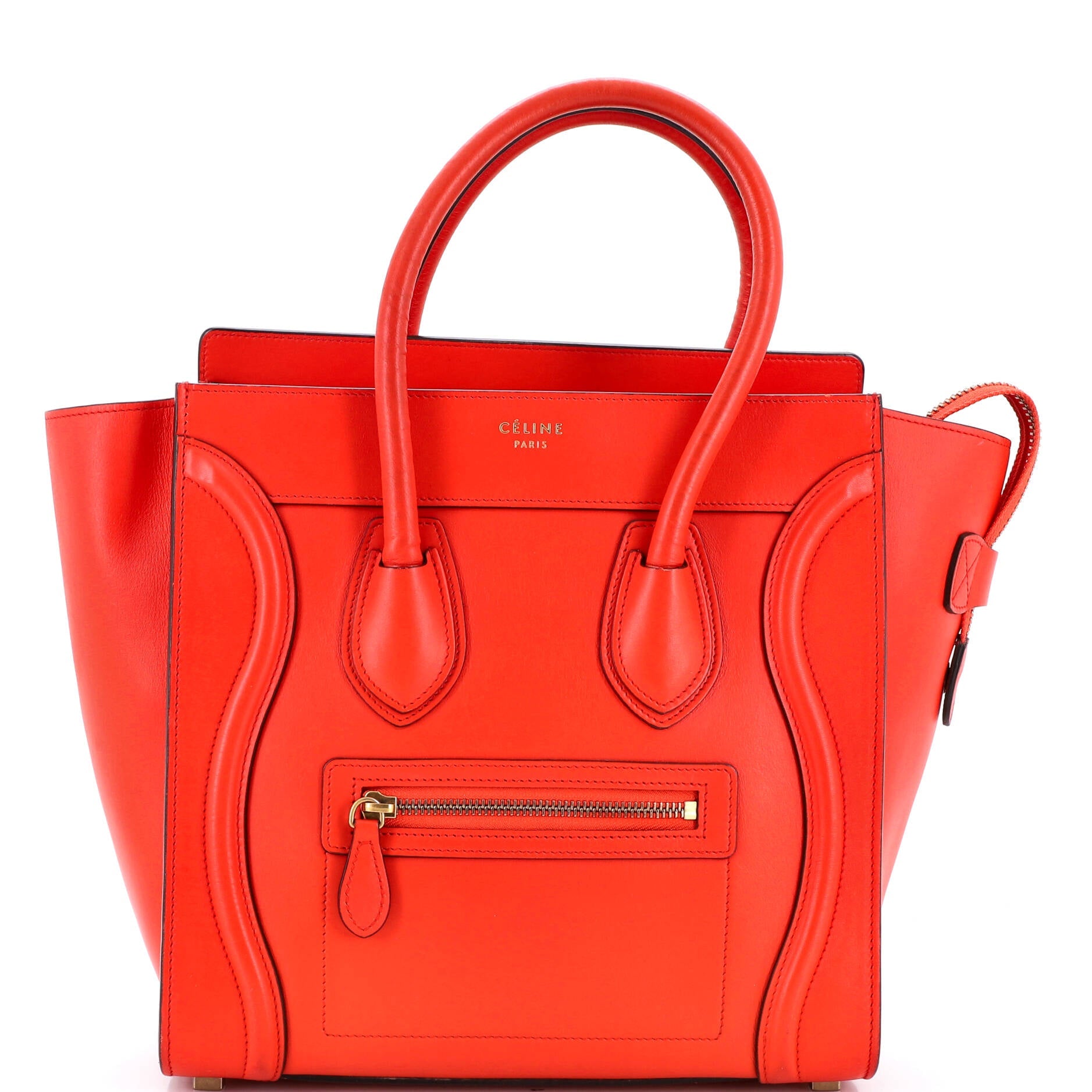 Luggage Bag Smooth Leather Micro