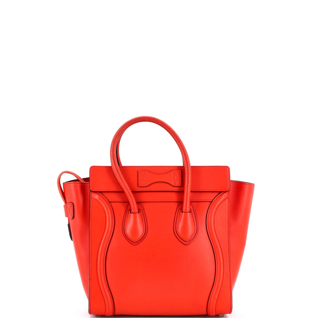 Luggage Bag Smooth Leather Micro