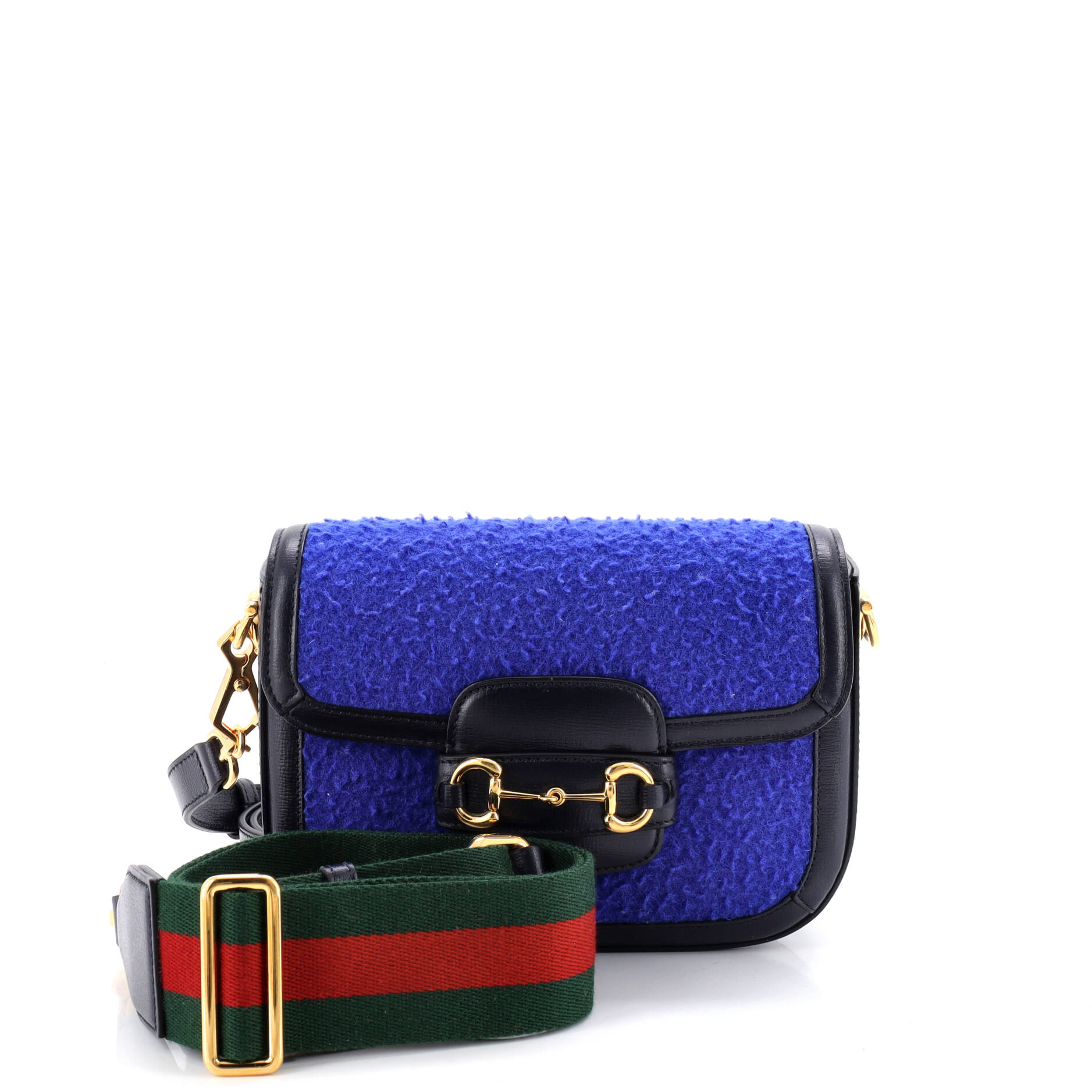 Horsebit 1955 Shoulder Bag Wool Mini