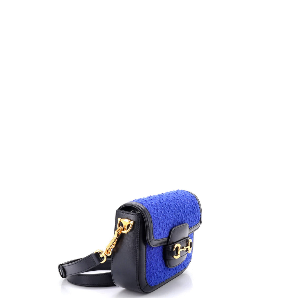 Horsebit 1955 Shoulder Bag Wool Mini