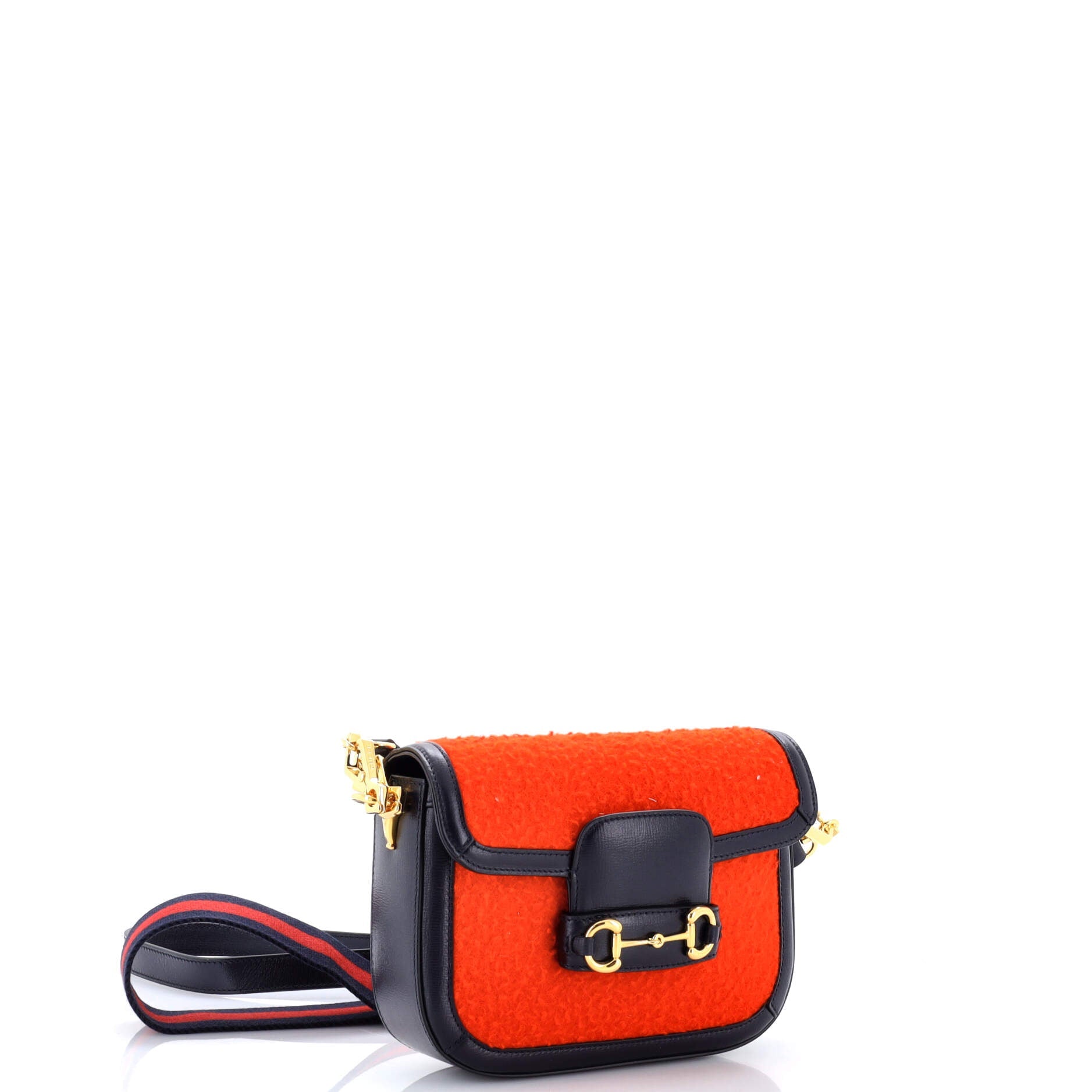 Horsebit 1955 Shoulder Bag Wool Mini