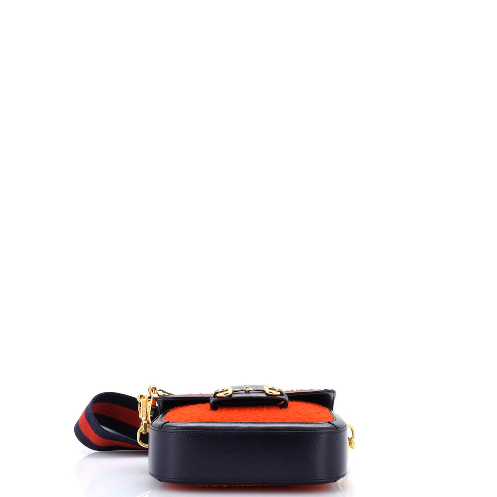 Horsebit 1955 Shoulder Bag Wool Mini