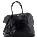 Ville Bag Crocodile Embossed Leather Large