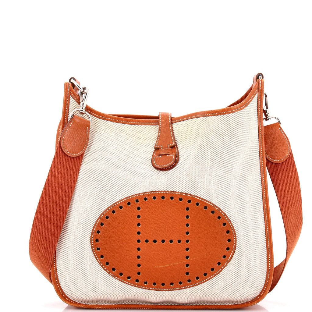 Evelyne Bag Gen III Toile and Leather PM
