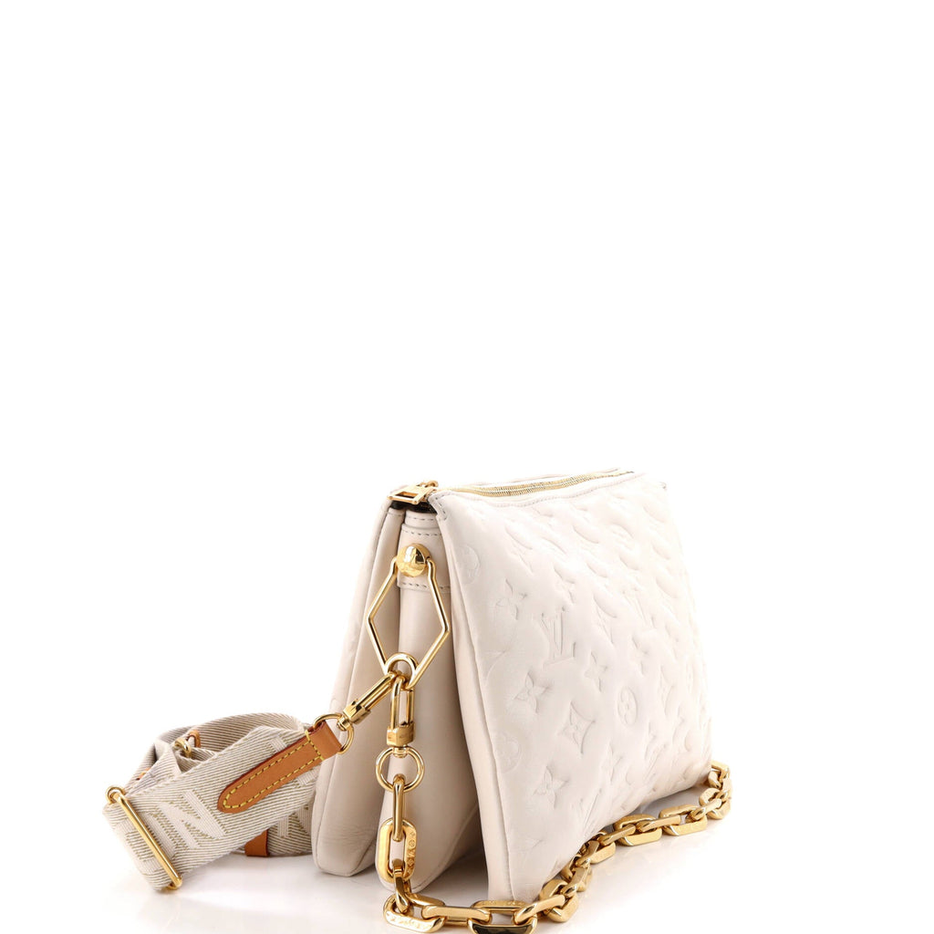 Coussin Bag Monogram Embossed Lambskin PM