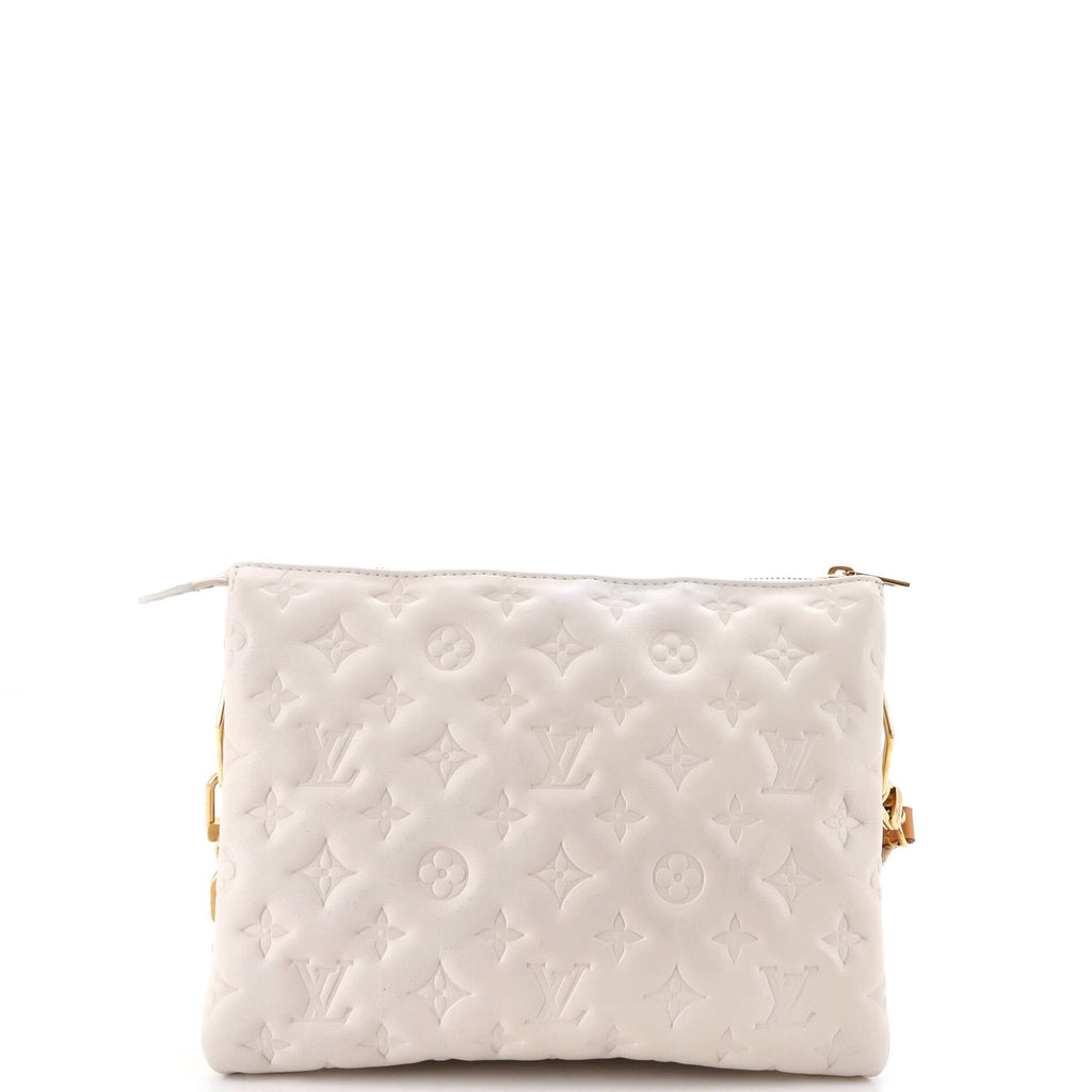 Coussin Bag Monogram Embossed Lambskin PM