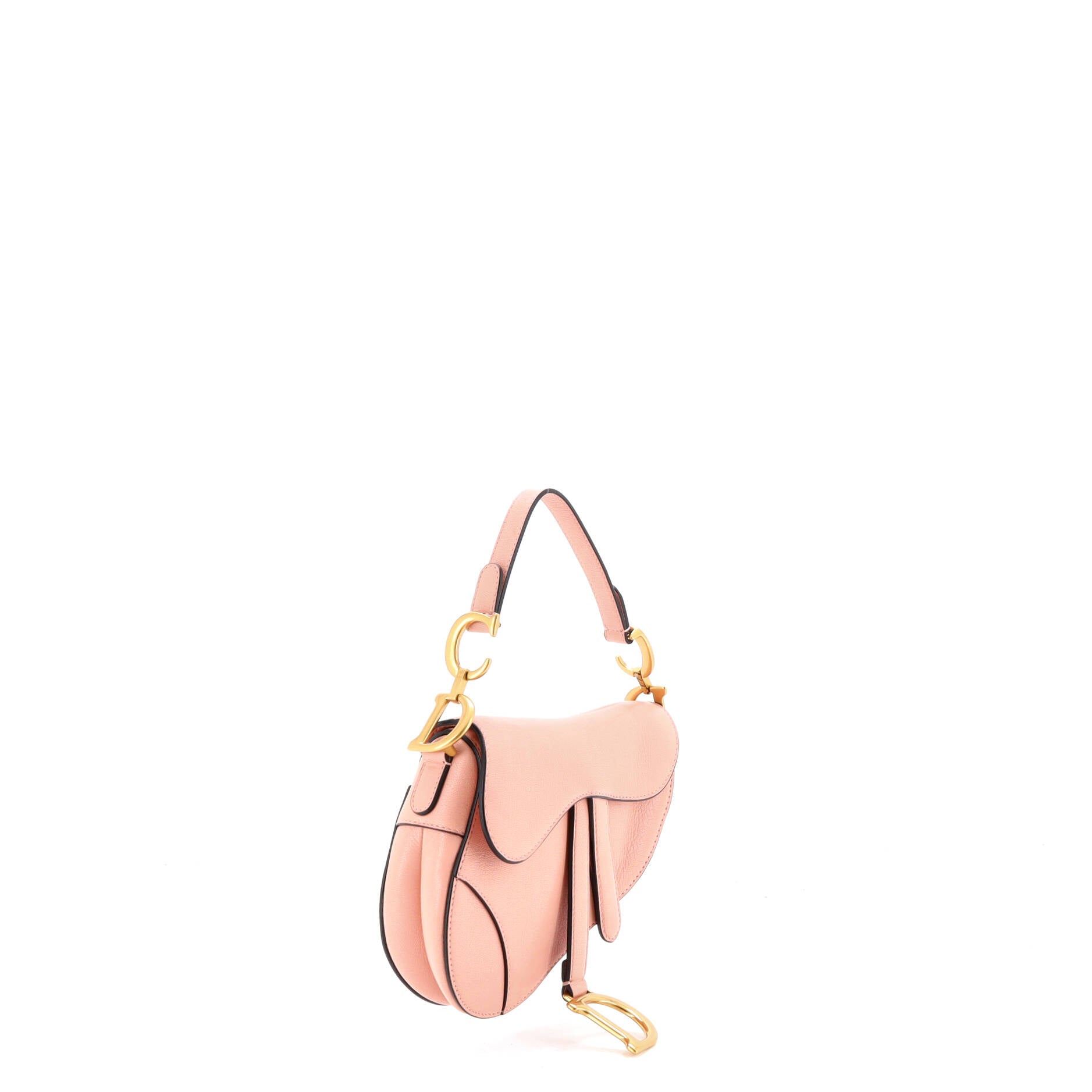 Saddle Handbag Leather Mini