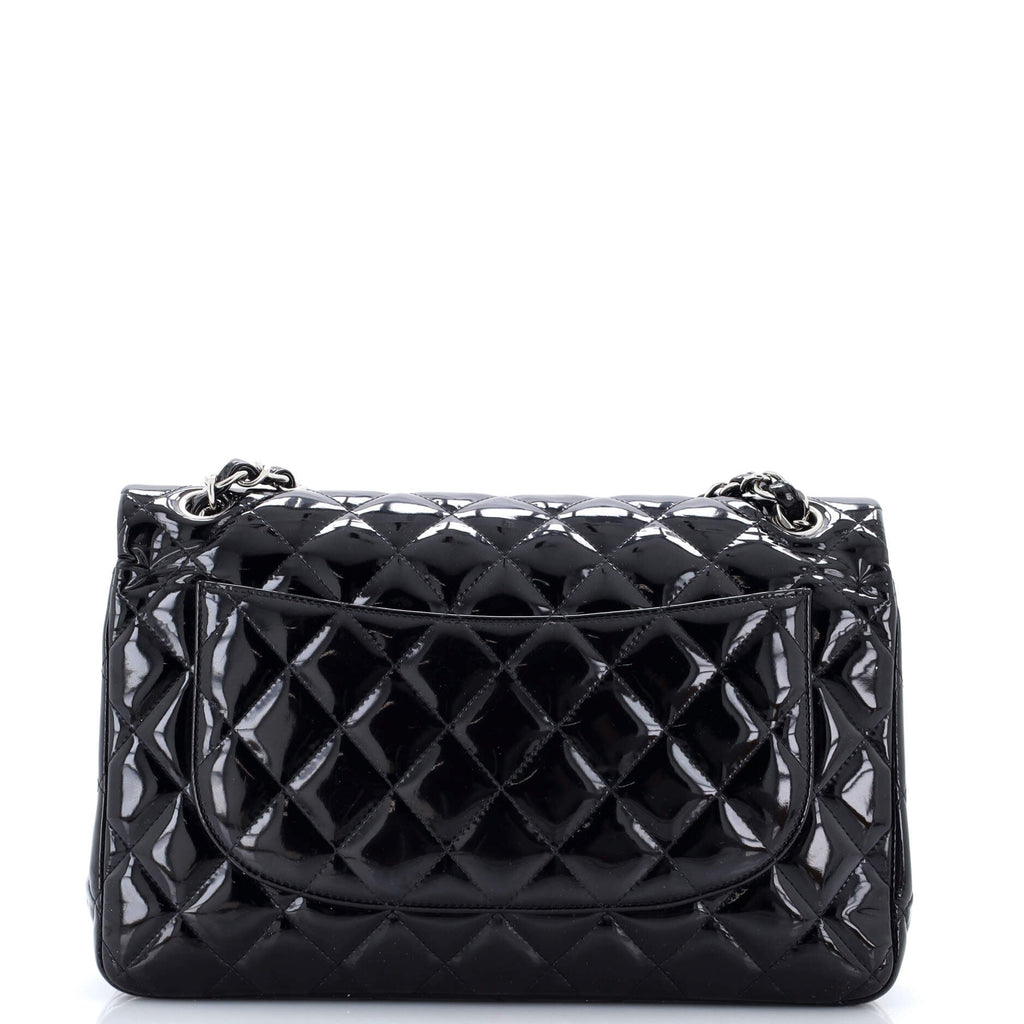 Classic Double Flap Bag Quilted Patent Jumbo