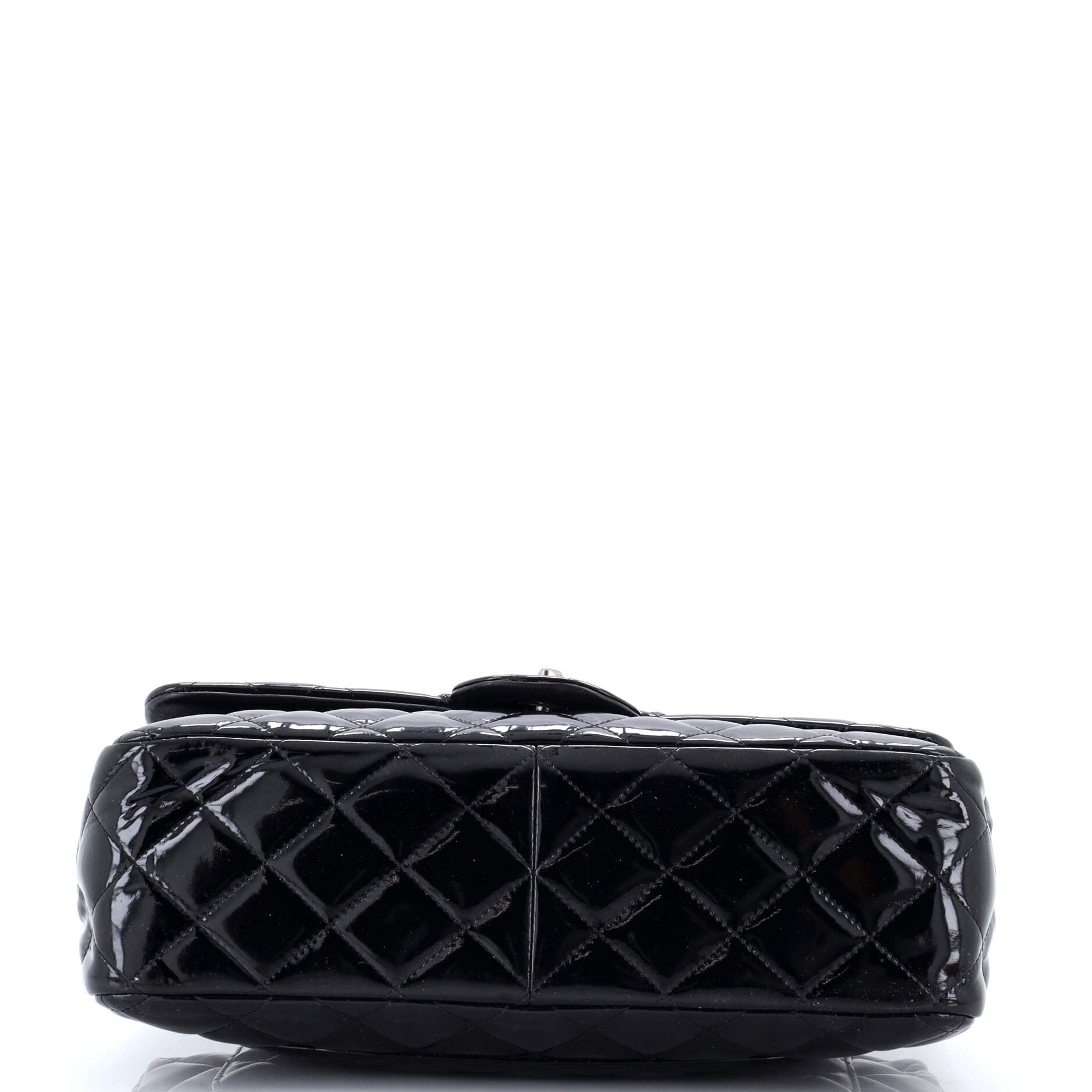 Classic Double Flap Bag Quilted Patent Jumbo