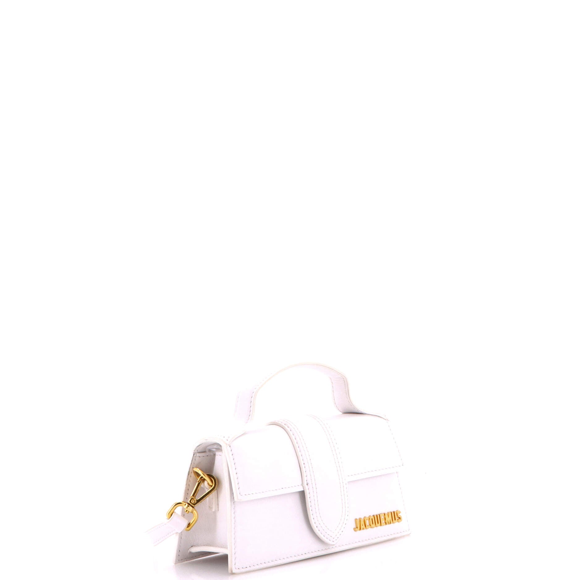 Le Bambino Top Handle Flap Bag Leather