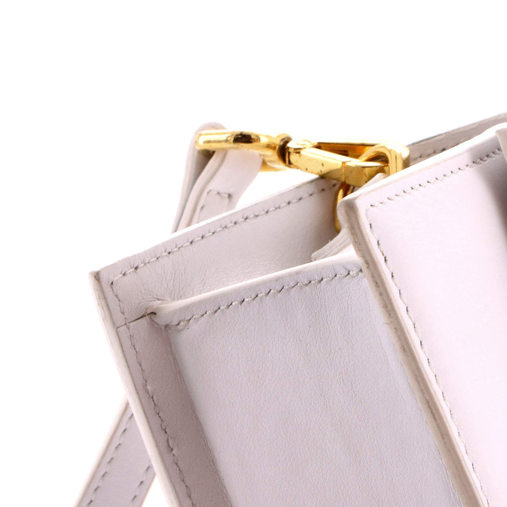 Le Bambino Top Handle Flap Bag Leather