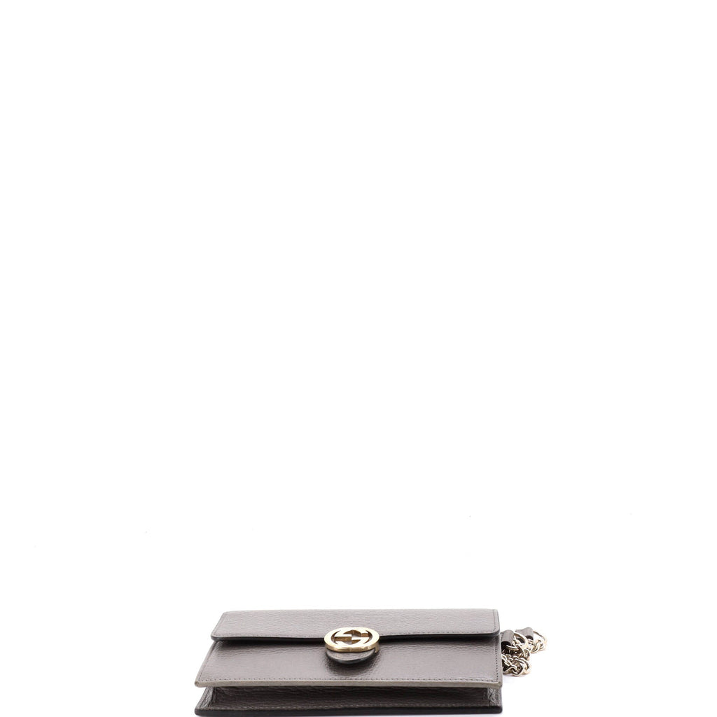 Interlocking Wallet on Chain Leather