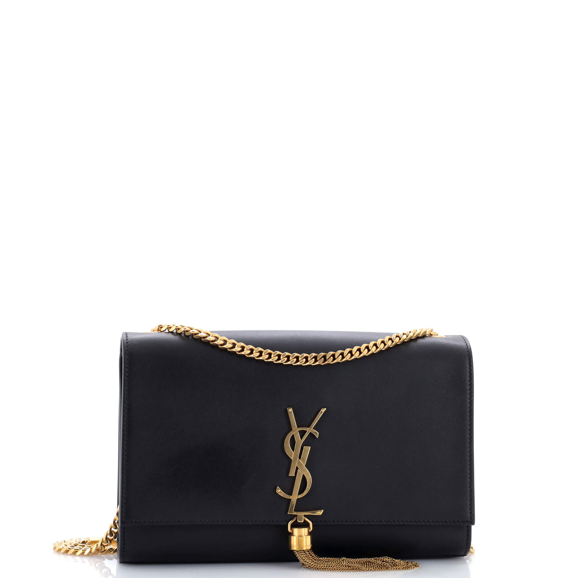 Classic Monogram Tassel Crossbody Bag Leather Medium